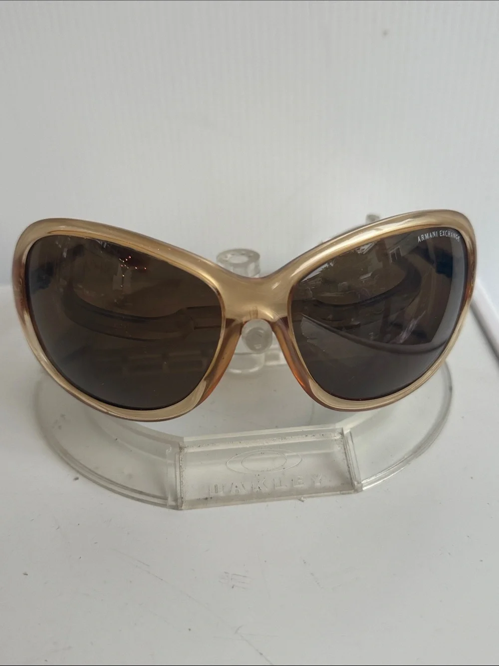 NEW ARMANI EXCHANGE AX035/S Translucent Beige Sunglasses NEW WITHOUT TAGS